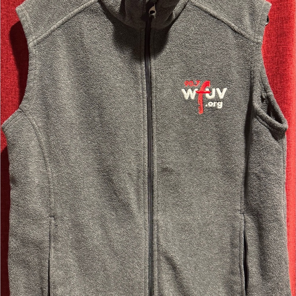 Gray Fleece Vest